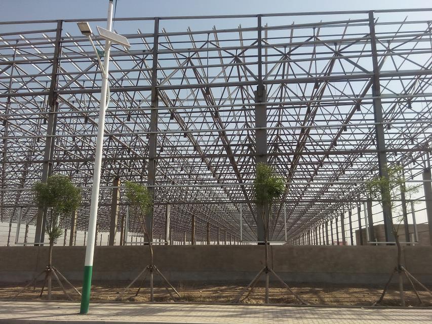 黑龙江汽车工业厂房网架