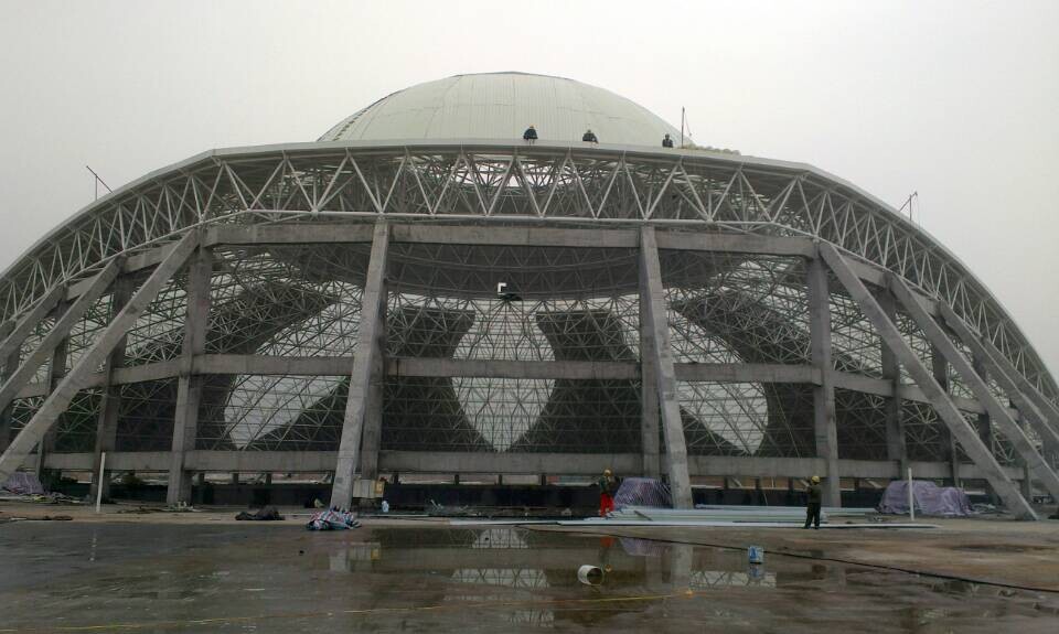 黑龙江温泉馆网架工程